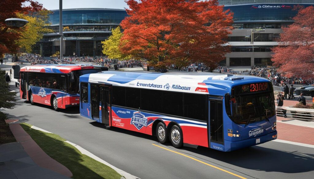 Gillette Stadium transportation options