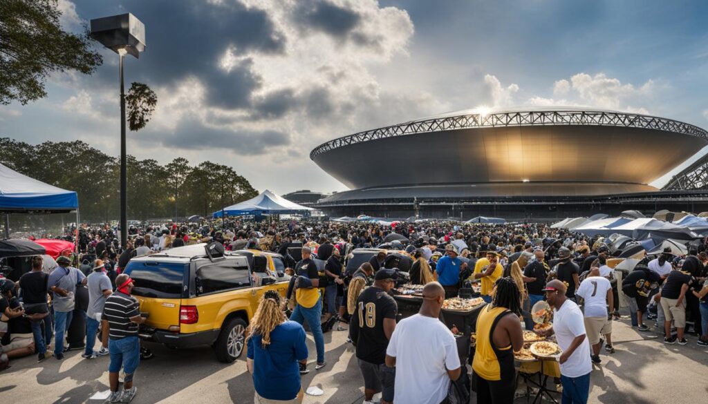 Tailgating at the Superdome