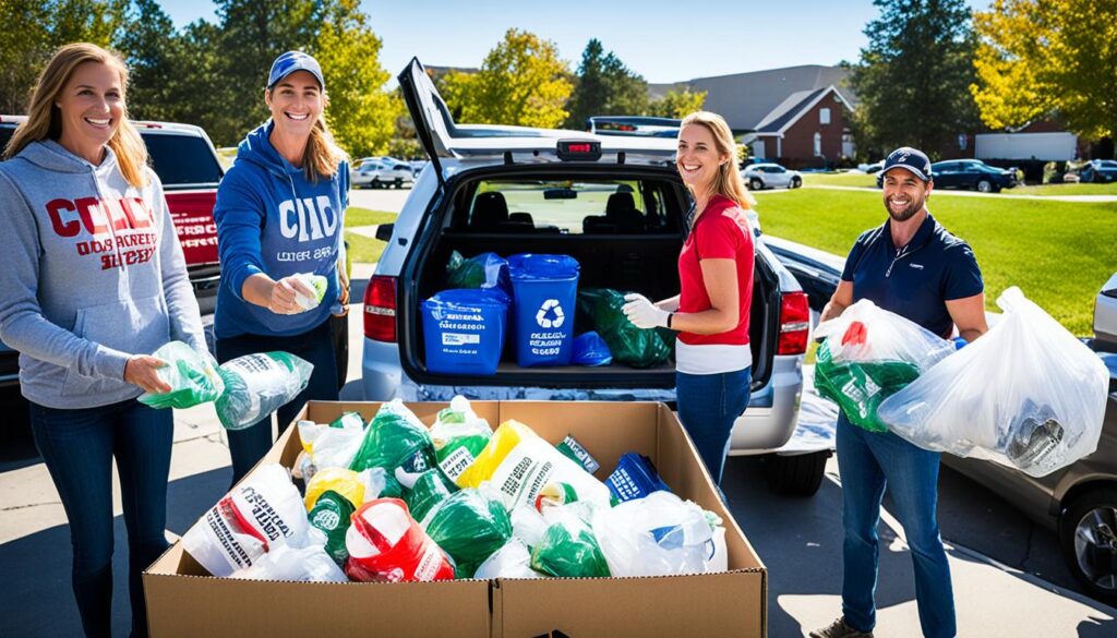best practices for tailgate clean up