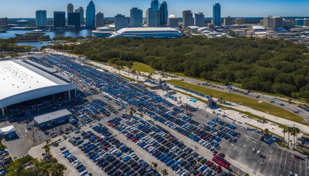 TIAA Bank Field parking