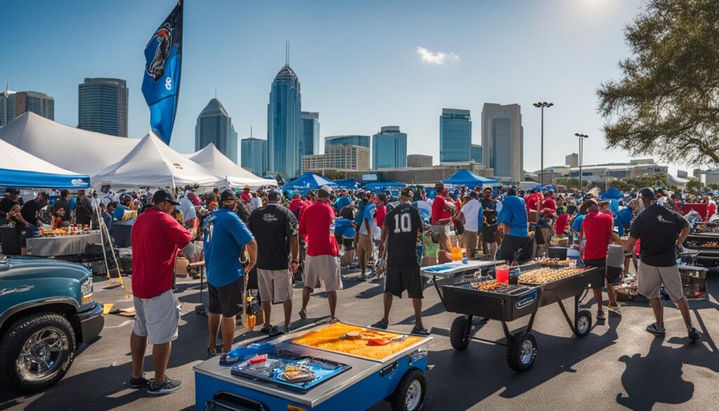 Tailgating at TIAA Bank Field