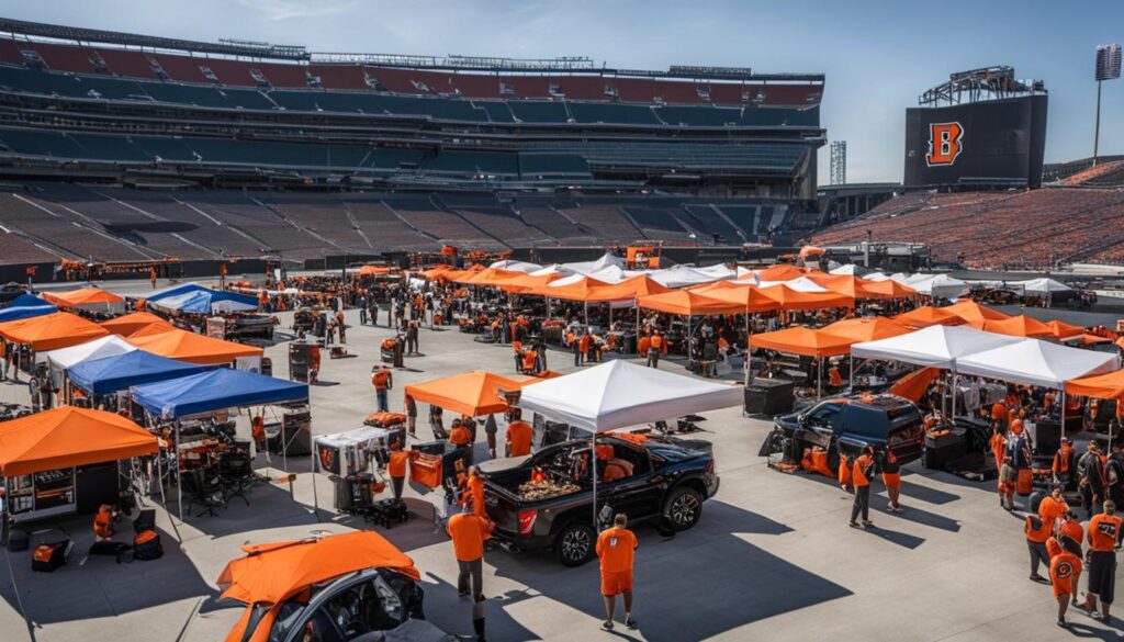 tailgating at Paul Brown Stadium